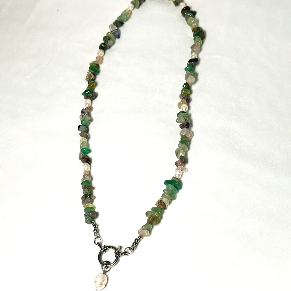 Green Riverstone Necklace